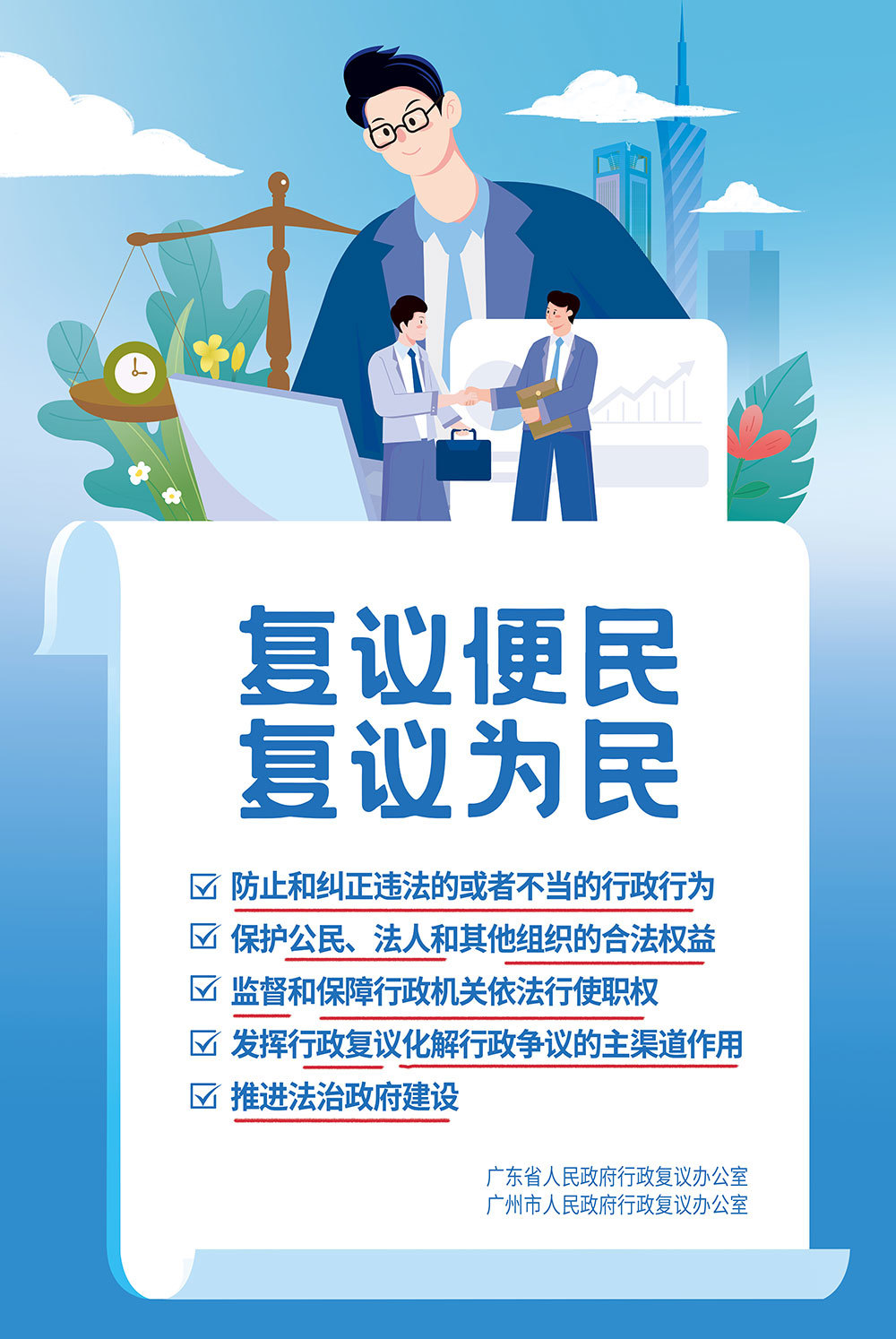 加强行政复议