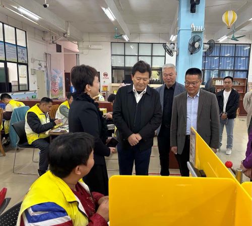 调研组一行到展能基地调研